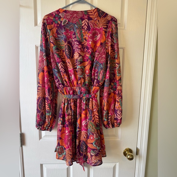 NWT BALTIC BORN Purple Floral “Newark” Mini Dress - Picture 10 of 14